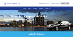 Desktop Screenshot of metroairporttaxi.org