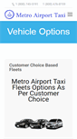 Mobile Screenshot of metroairporttaxi.org