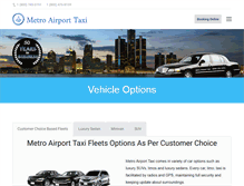 Tablet Screenshot of metroairporttaxi.org